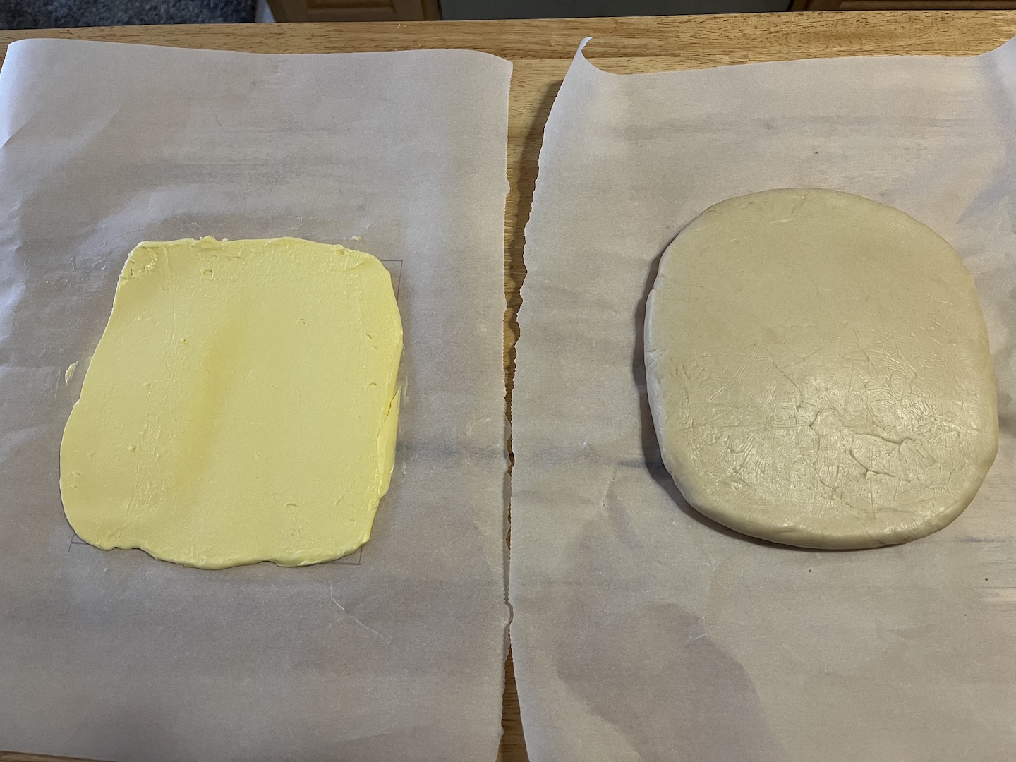 small batch croissants ready for the sheeter